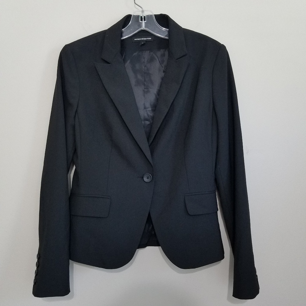 Express Women's Black Career Professional Blazer